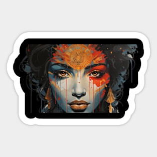 A Flurry of Colors: The Work of an Alluring Artist Sticker